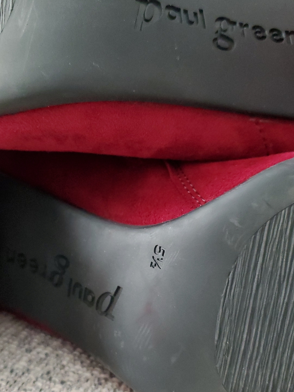 .. Paul Green Sydney Boots, Bordo (5.5 UK, 8.0 US) - Picture 10 of 15